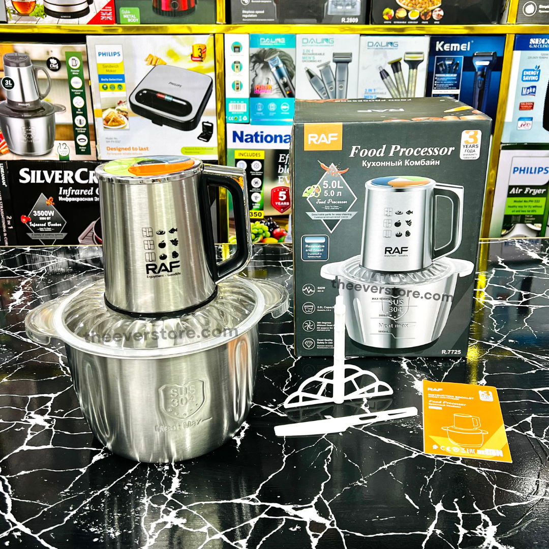 5 Liters Multifunctional RAF Food Chopper | Meat Grinder | Russian Lot